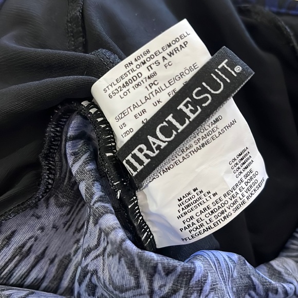 MIRACLESUIT Tramonto Belle It's A Wrap, SIZE 12 DD US, NEW. 0713 - Picture 7 of 7